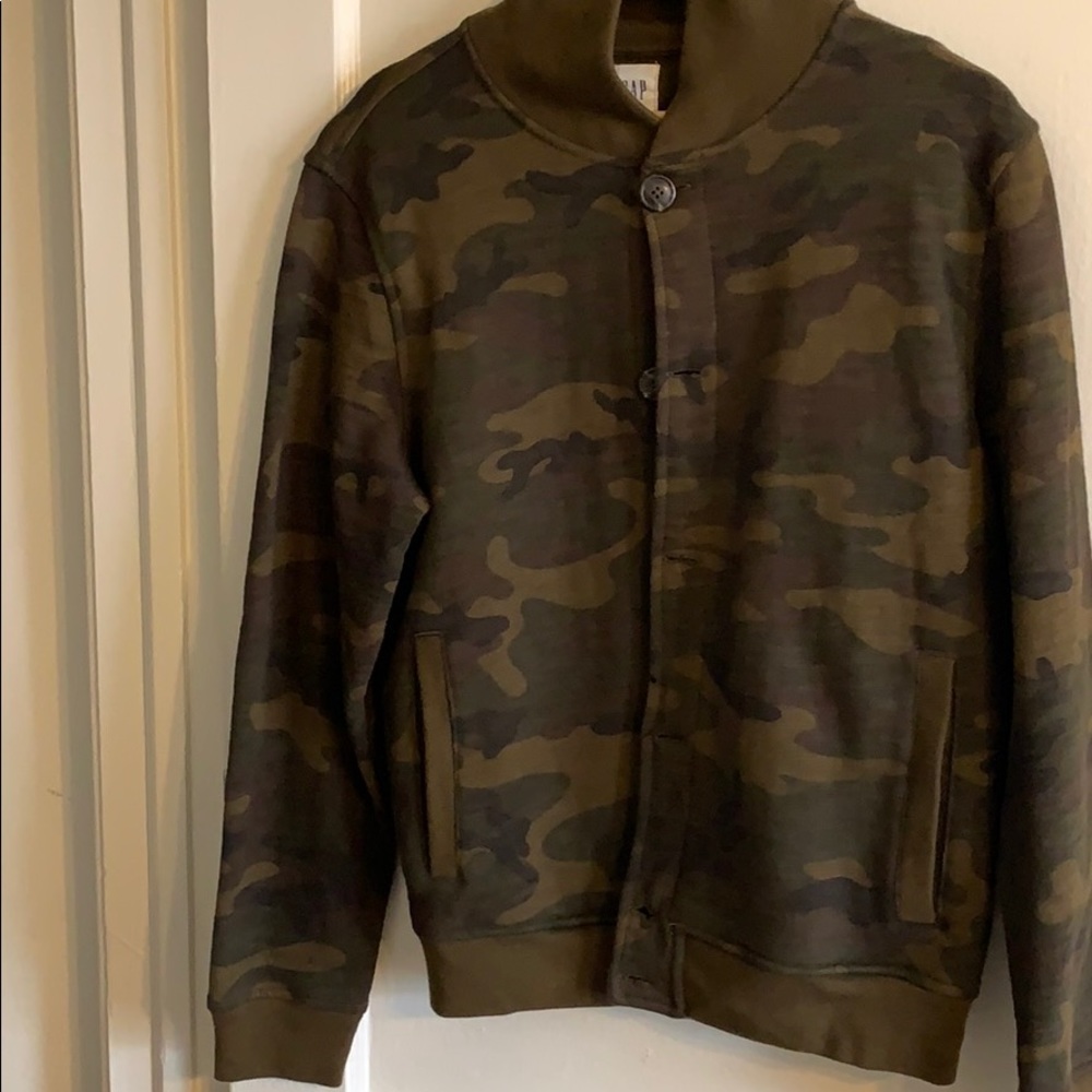 Camouflage print Cardigan